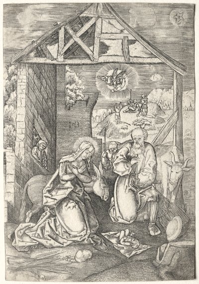 Nativiteten av Jacob Binck