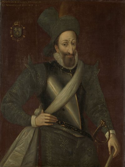 Henri IV (1553-1610), kung av Frankrike av Jacob Bunel (manner of)