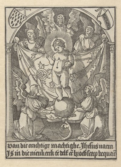 Bönkort för Jesu brödraskap av Jacob Cornelisz van Oostsanen