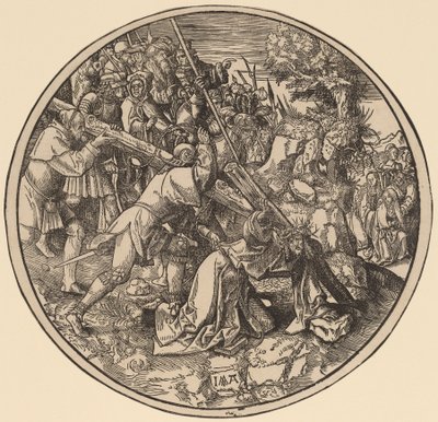 Kristus som bär korset av Jacob Cornelisz van Oostsanen