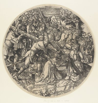 Att bära korset The Round Passion (serietitel) av Jacob Cornelisz van Oostsanen