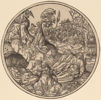 Kval i trädgården av Jacob Cornelisz van Oostsanen