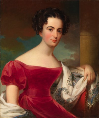 Jane Evans Tevis, 1827. av Jacob Eichholtz