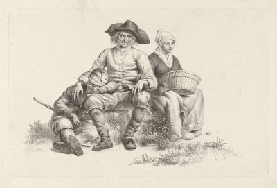 Bondefamilj Studietryck / Etudes gravées (serietitel) av Jacob Ernst Marcus
