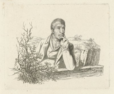 Porträtt av Pieter Pieterszn. frisörer av Jacob Ernst Marcus