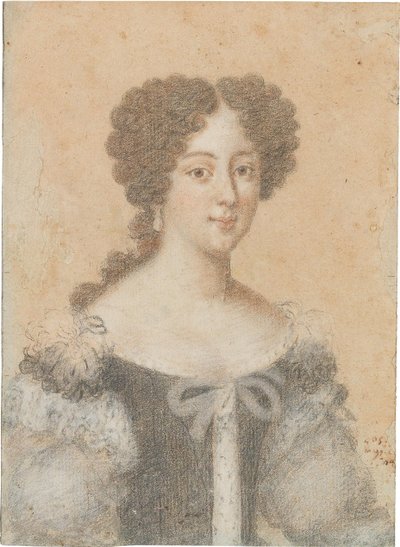 Porträtt av Clelia Cesarini Colonna 1655-1735, hertiginna av Sonnino. av Jacob Ferdinand Voet