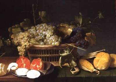Stilleben av frukter av Jacob  Foppens van Es
