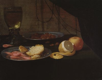 Stilleben med citron av Jacob  Foppens van Es