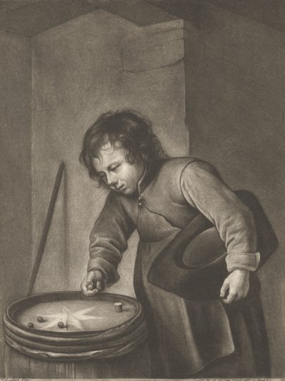 Pojke som spelar kulor av Jacob Gole