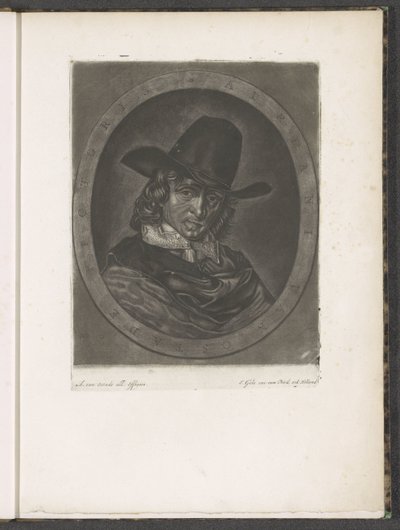 Porträtt av Adriaen van Ostade av Jacob Gole