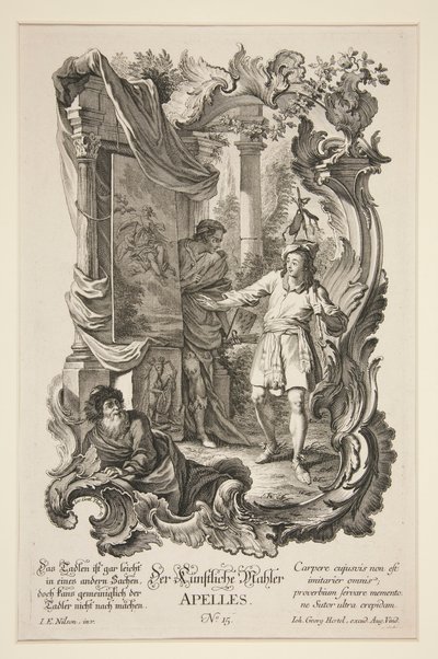 Den konstnärliga Mahler, Apelles av Jacob Gottlieb Thelot