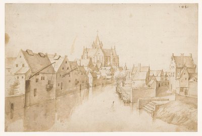 Vår Fru-över-Dijle-kyrkan, i Mechelen av Jacob Grimmer (possibly)