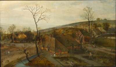 De fyra årstiderna: våren, 1577. av Jacob Grimmer