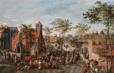 Bymässa, 1580-talet. av Jacob Grimmer