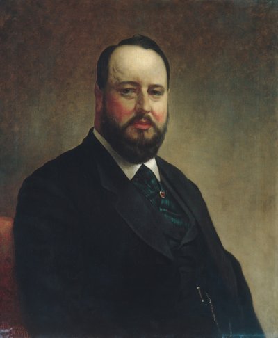 Joseph W. Drexel, 1877. av Jacob Hart Lazarus