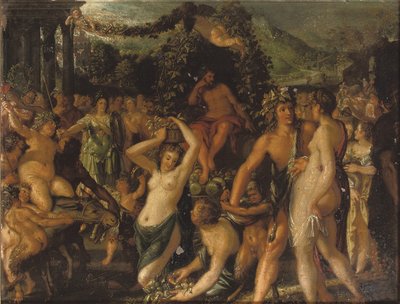 Sine Baccho et Cerere friget Venus av Jacob Hoefnagel
