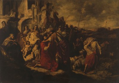 Jakobs och Esaus möte av Jacob Hogers