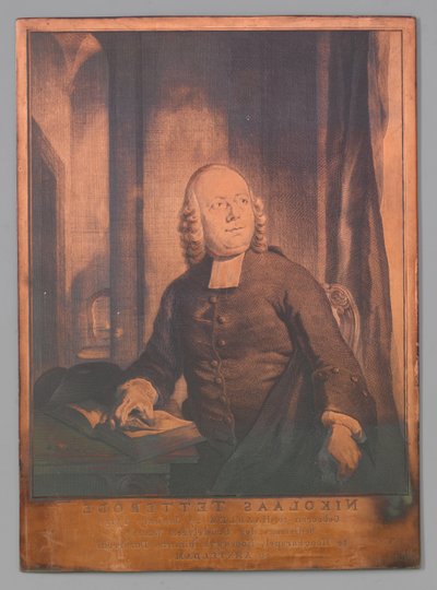 Porträtt av Nicholas av Tetterode av Jacob Houbraken (signed by artist)