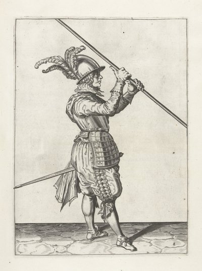 Soldat med lans, c.1600 av Jacob II de Gheyn