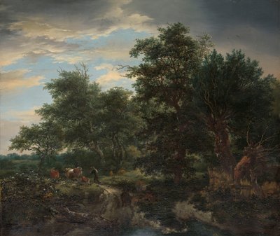 Skogsscen av Jacob van Ruisdael