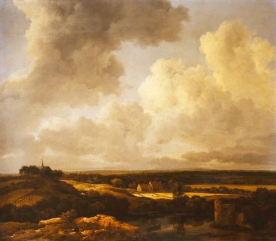 Ett vidsträckt landskap på sommaren, 1665-70 av Jacob van Ruisdael