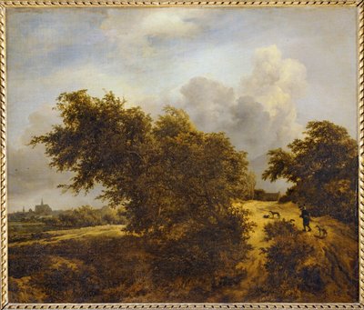 Stig i sanddynerna i Haarlem eller Le Buisson ... av Jacob Isaaksz. or Isaacksz. van Ruisdael