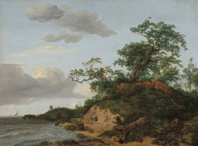 Dunes vid havet av Jacob Isaaksz. or Isaacksz. van Ruisdael