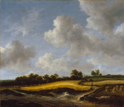 Landskap med ett vetefält, ca 1660 av Jacob van Ruisdael
