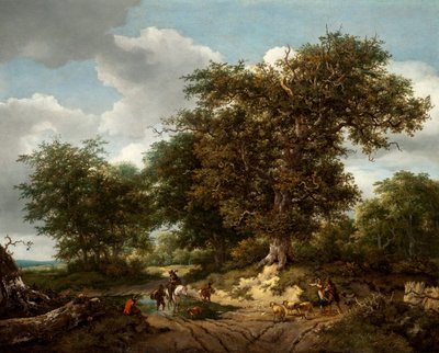Den stora eken, 1652 av Jacob van Ruisdael