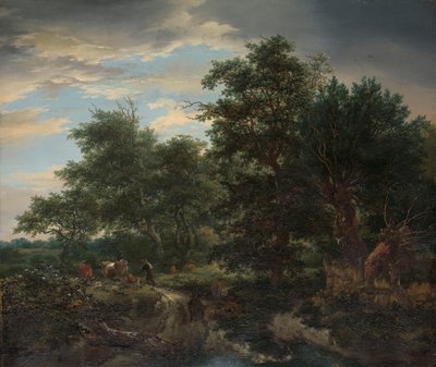 Skogsscen av Jacob Isaakszoon van Ruysdael