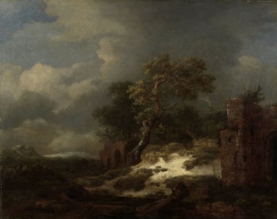 Landskap med ruiner av Jacob Isaakszoon van Ruysdael