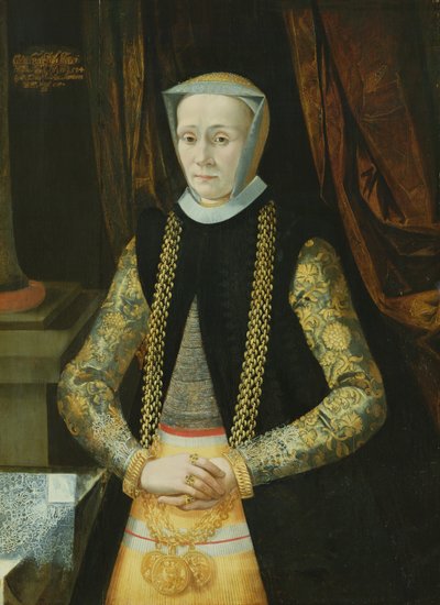 Gertrud Möller, hustru till syndikern Vincenzius Möller av Jacob Jacobsz