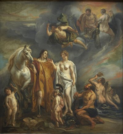 Aeneas hjälpt av gudarna av Jacob Jordaens