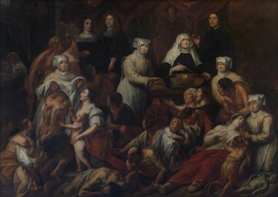Nunnor från sjukhuset i Antwerpen (olja) av Jacob Jordaens
