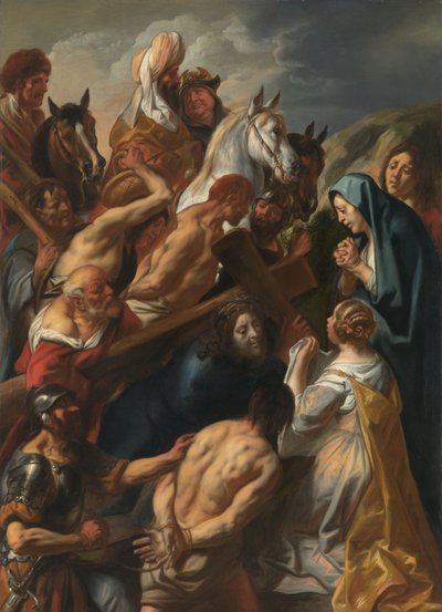 Kristus på väg till Golgata, ca 1655-1660 (olja på duk) av Jacob Jordaens