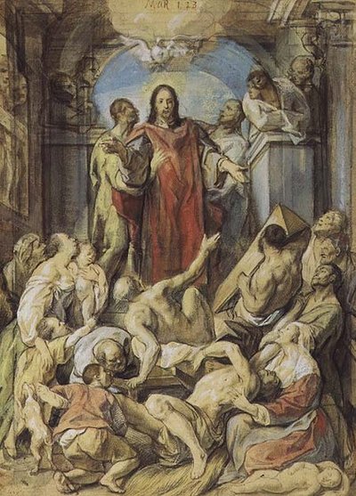 Kristus mirakelarbetaren av Jacob Jordaens