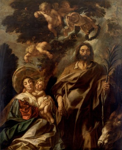Vilan under flykten till Egypten av Jacob Jordaens