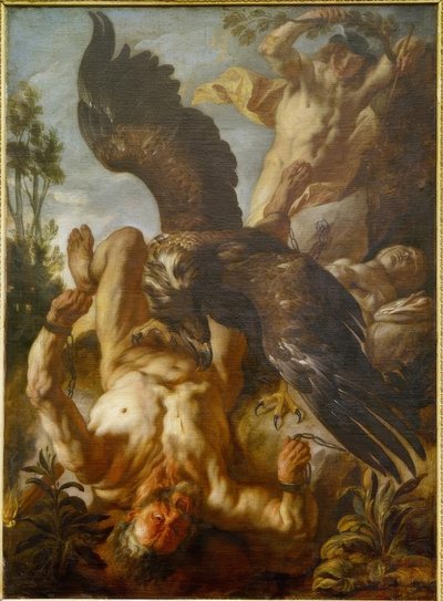 Prometheus bunden av Jacob Jordaens