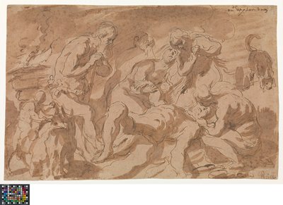 Tyska: Die Beweinung Abels
Nederländska: De bewening van Abel av Jacob Jordaens