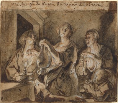 "Det är bra ljus som lyser upp vägen" av Jacob Jordaens