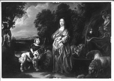 Landskap med staffagefigurer av Jacob Jordaens