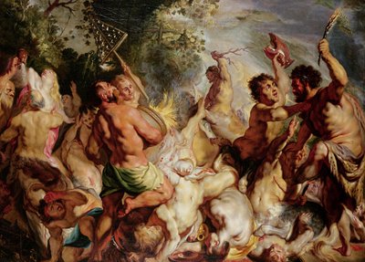 Lapitherna och centaurerna av Jacob Jordaens