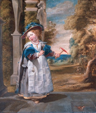 Porträtt av Anna Catharina Jordaens (1629-1676) av Jacob Jordaens