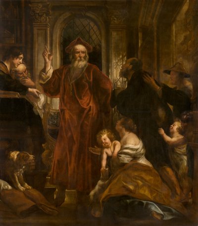 Sankt Ivo av Bretagne (olja) av Jacob Jordaens