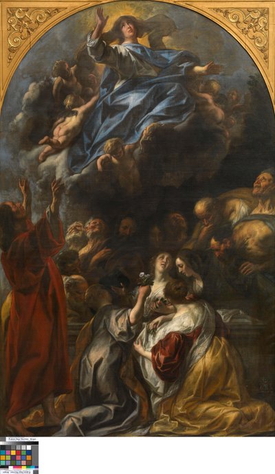 Jungfru Marie himmelsfärd av Jacob Jordaens