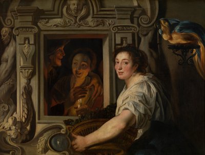 Fruktförsäljaren (olja) av Jacob Jordaens