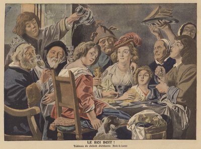 Kungen dricker av Jacob Jordaens