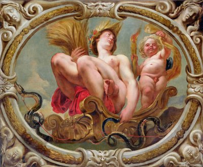 Jungfrun, från zodiakens tecken (se även 196701 till 196710) av Jacob Jordaens