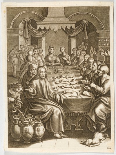 Bröllopet i Kana av Jacob Jordaens