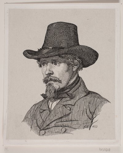 Målare William Hammer av Jacob Kornerup